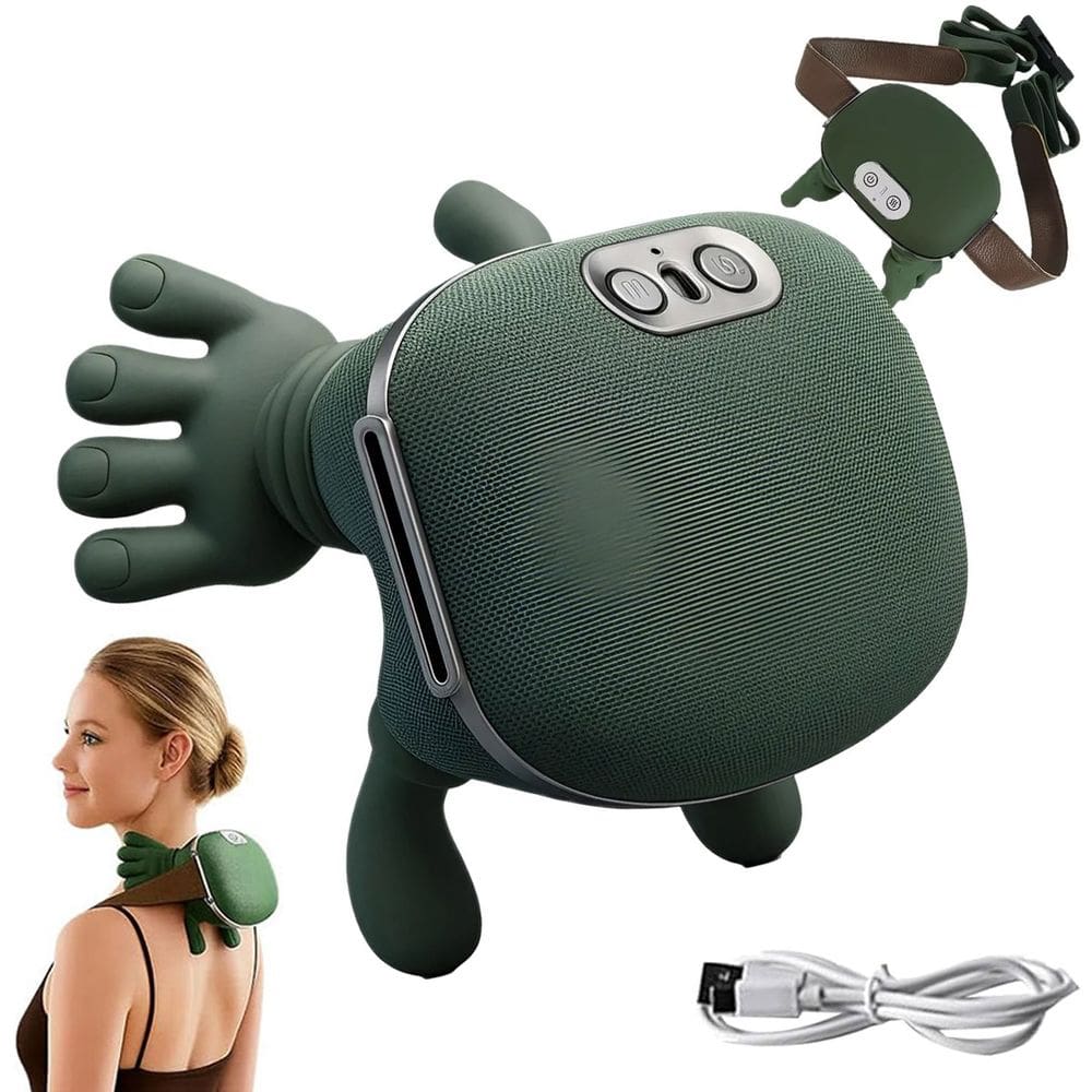 Massageador Portatil Ponta Dedos Relaxante Sem Fio Liberaçao Miofascial Alivia Dores Tensao Corpo Relaxante Musculo