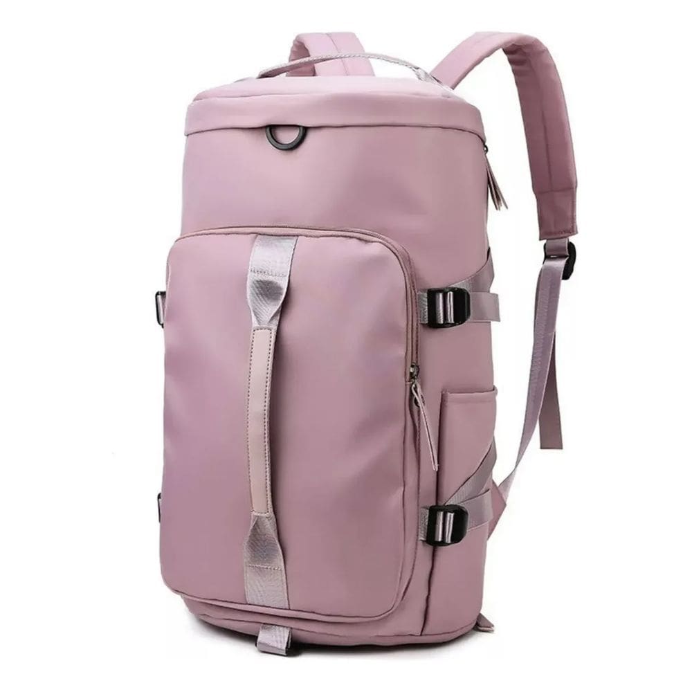 Bolsa Academia Viagem Esportiva Treino Sport Transversal Grande Mala Mao Fitness Cor Rose Fontebras