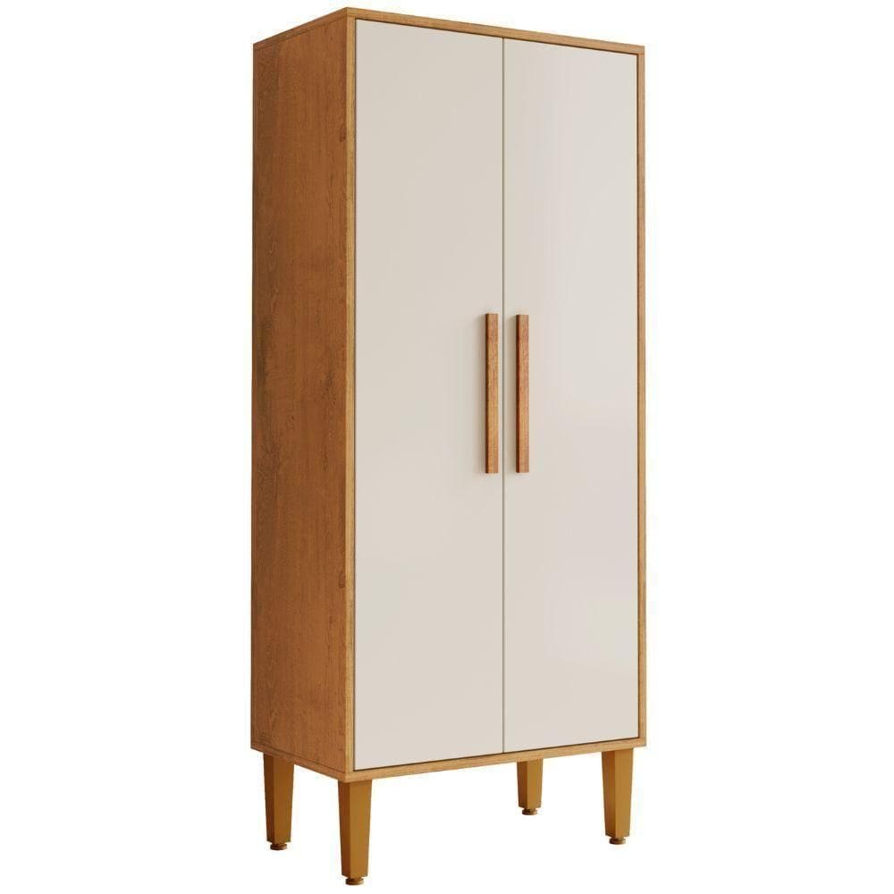 Armário Multiuso Paraná 2 Portas Nature Off Kaiki Móveis