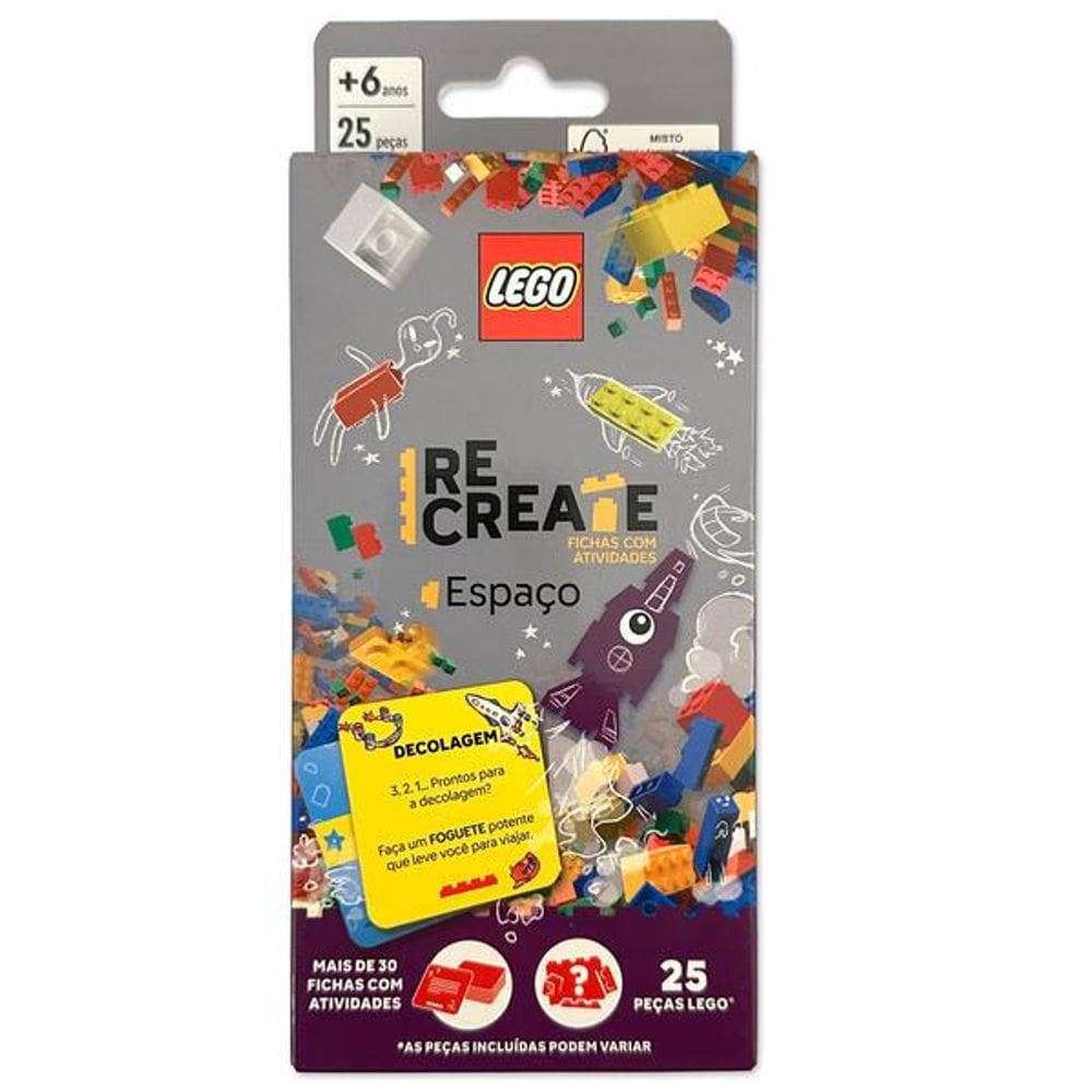Lego Books Recreate Espaço