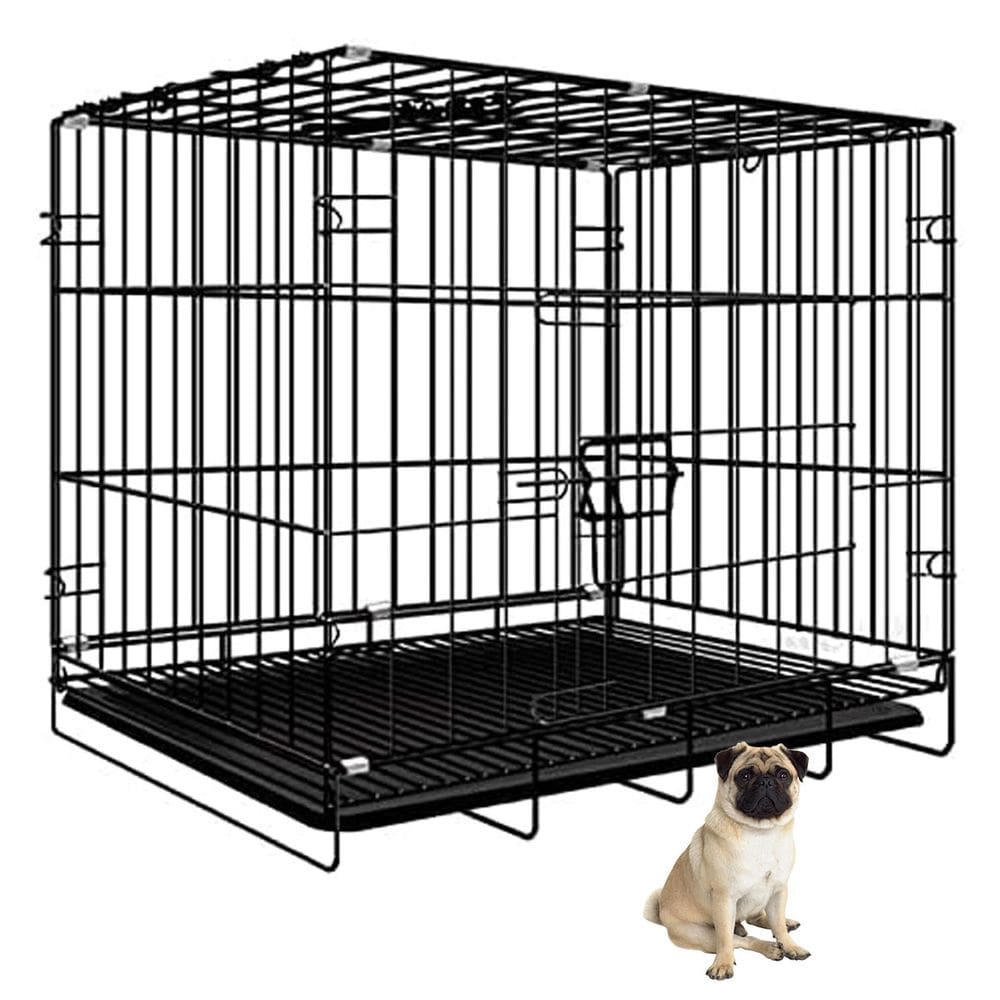 Gaiola Pet Gato Cao Cachorro Filhote Canil Transporte Pet Shop Animal de Estimaçao Bandeja Removivel Seguro Resistente