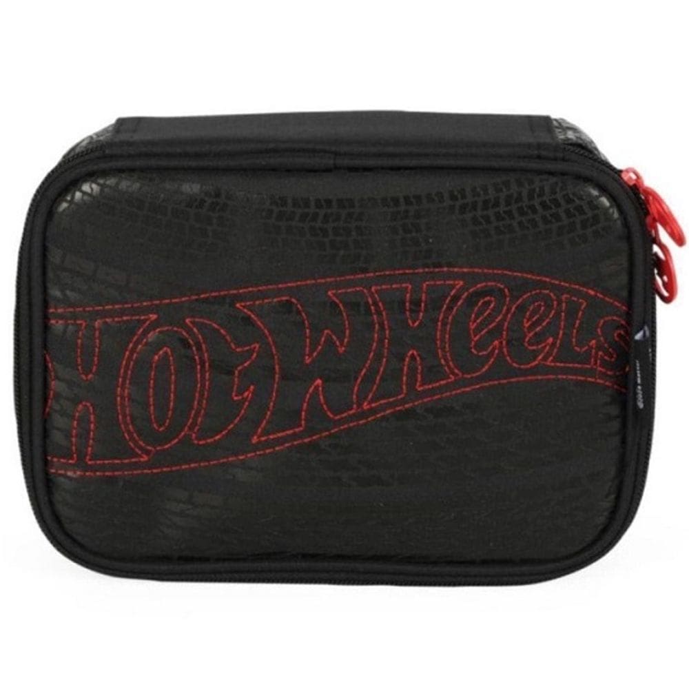 Estojo BOX Oficial HOT Wheels Luxcel Preto e Vermelho