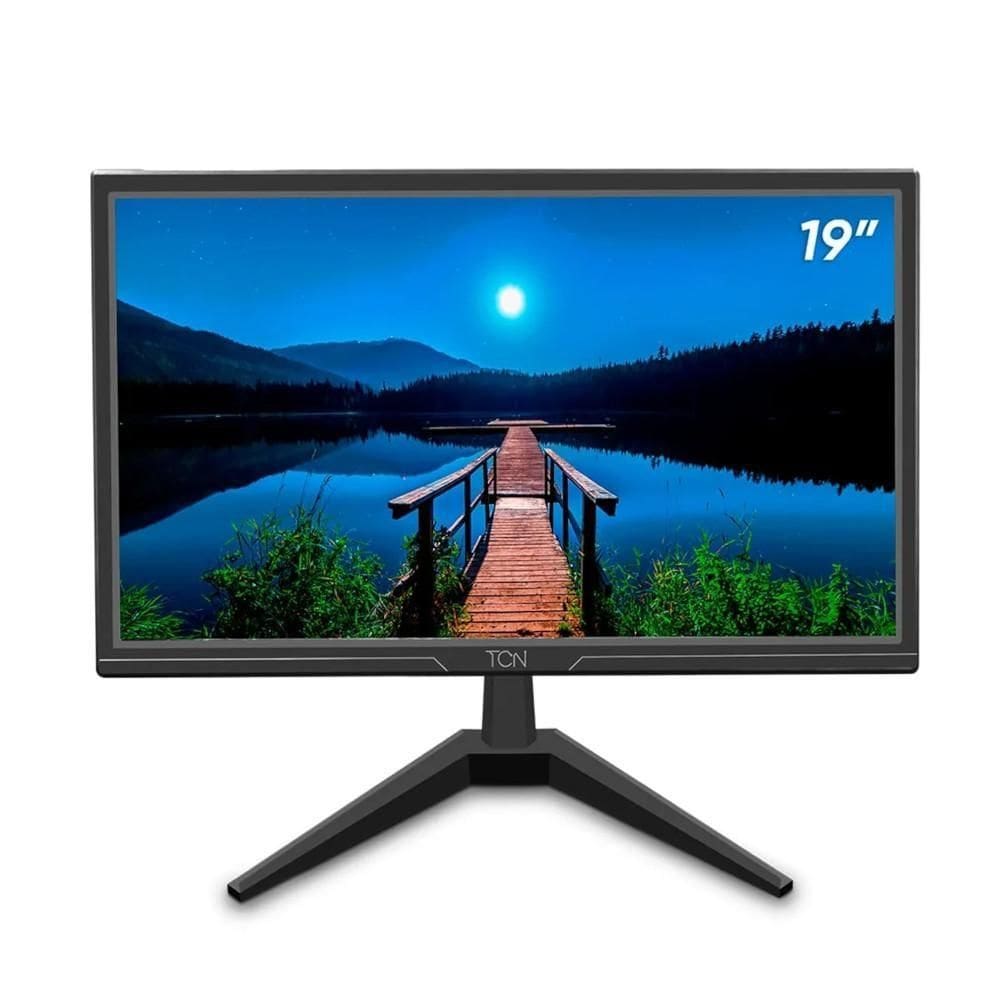 Monitor 19” LED HD Office TCN, 60Hz, VGA, HDMI