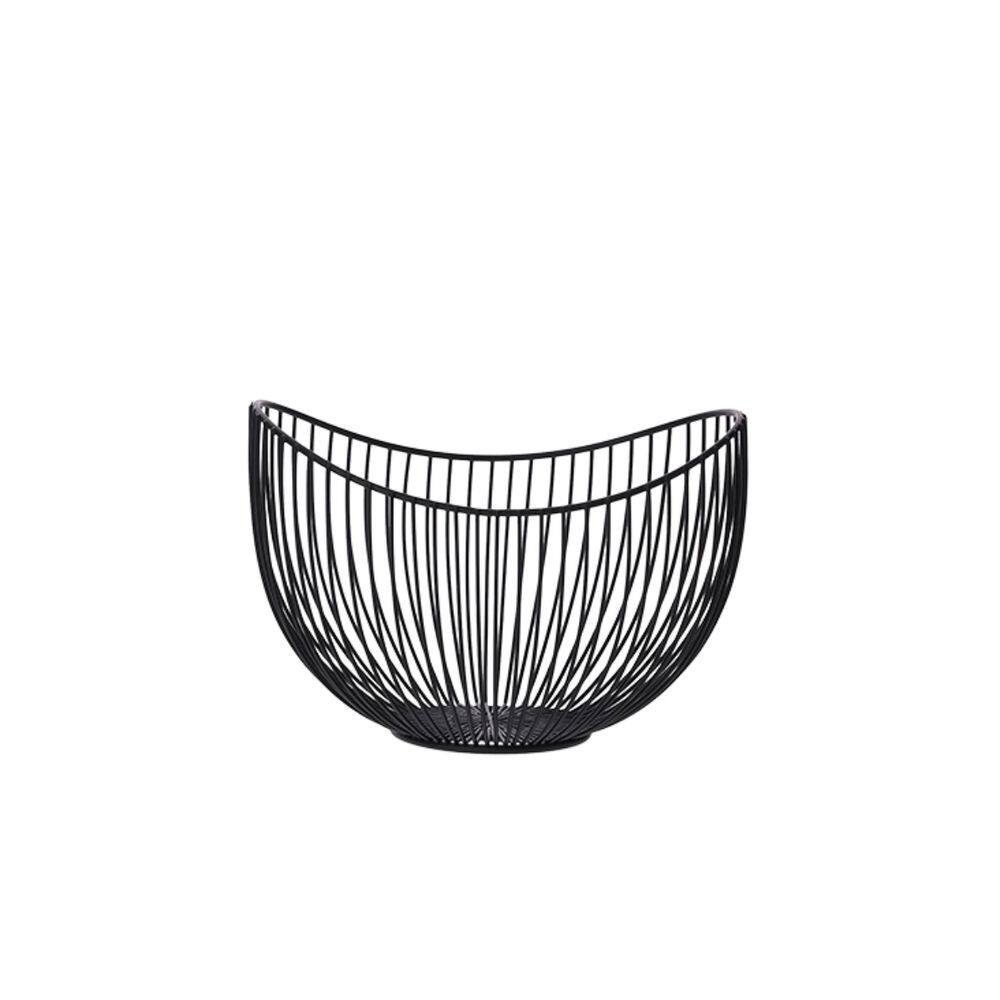 Centro de Mesa Decorativo em Metal Preto 25cm 20718P Mart