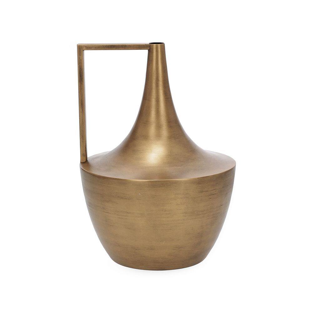 Vaso Decorativo em Metal Dourado 37,5cm 18886 Mart