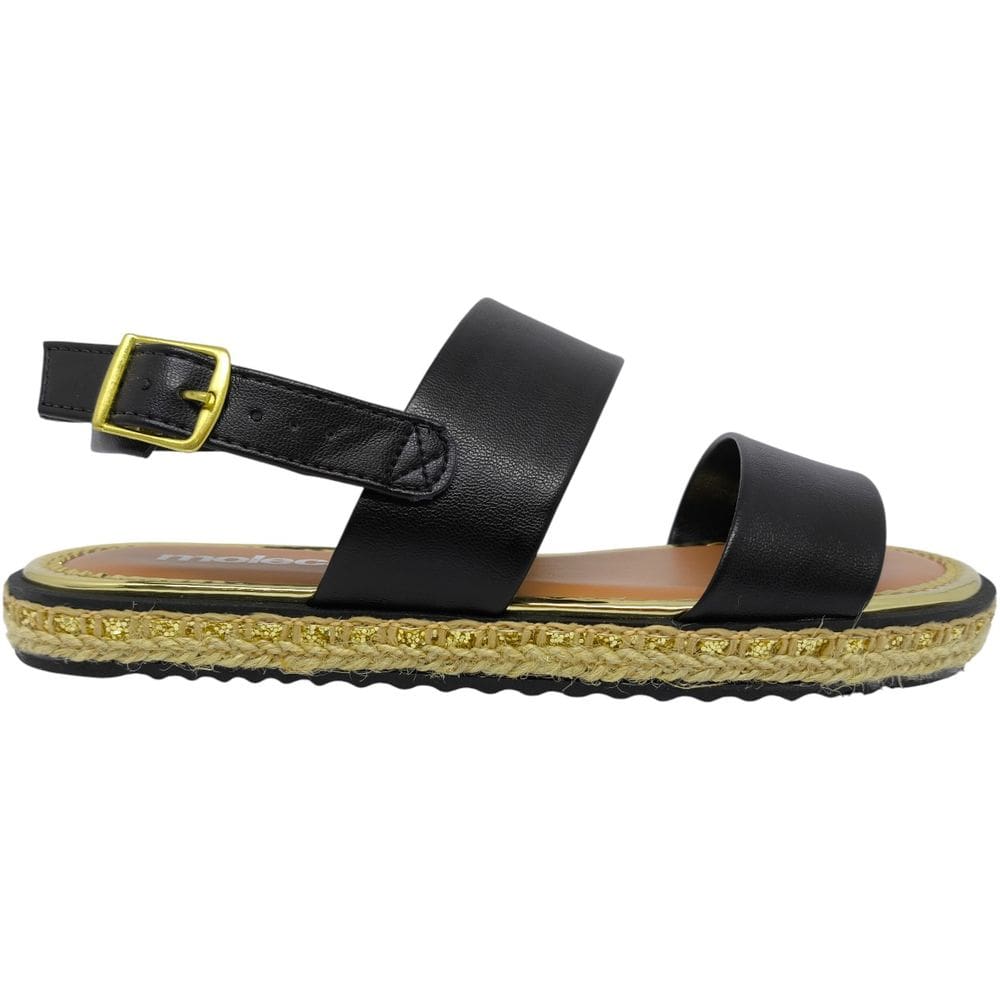 Sandália Feminina Papete Casual Básica Dia a Dia Passeio Trabalho Conforto Moleca 5413.1333