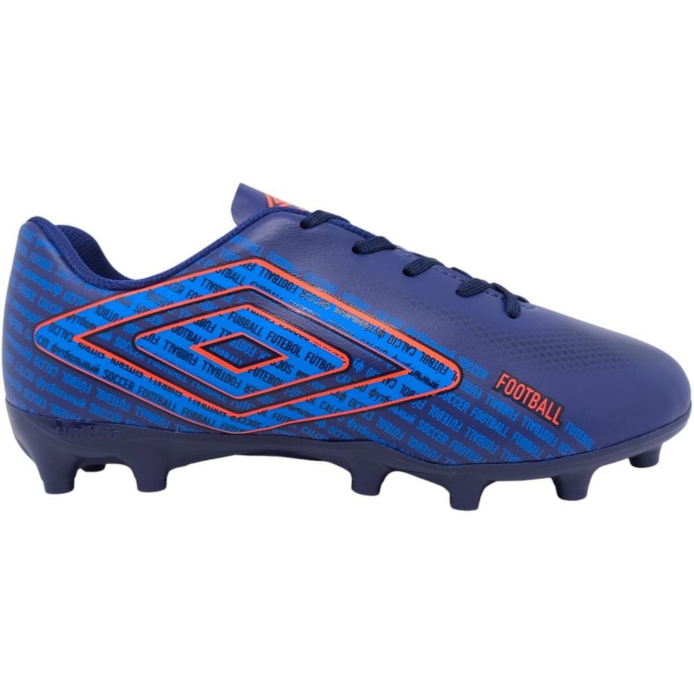 Chuteira Esportiva Infantil Menino Futebol Campo Jogo Treino Umbro Football Jr