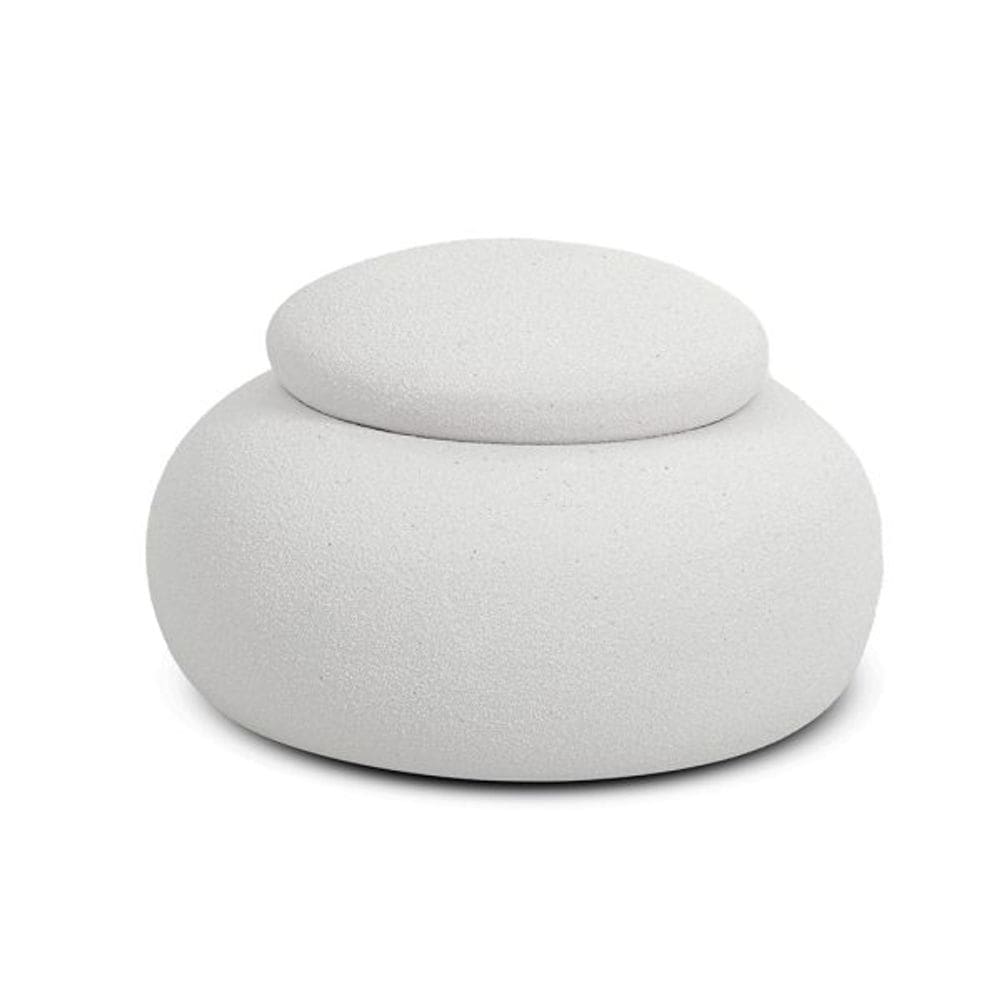 Pote Decorativo em Cerâmica Branca 12cm 17569 Mart