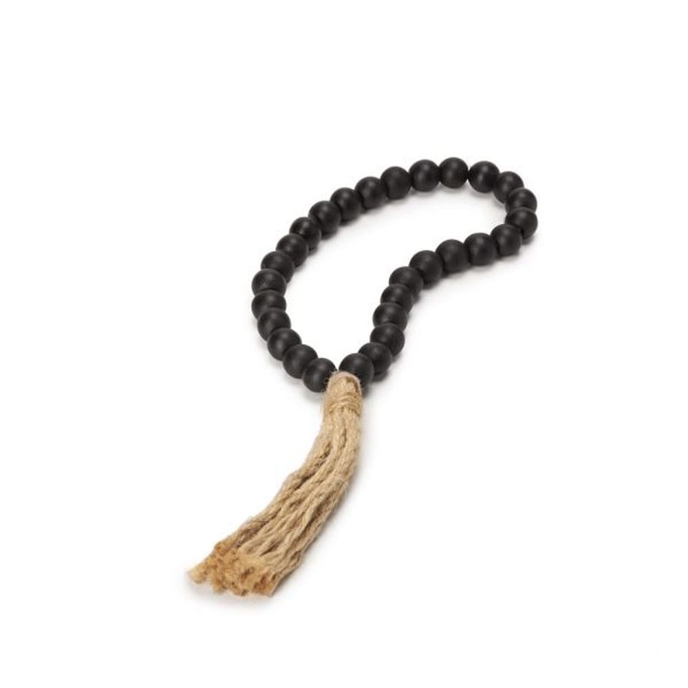 Colar Decorativo de Mesa em Madeira Preta 35cm 15132 Mart