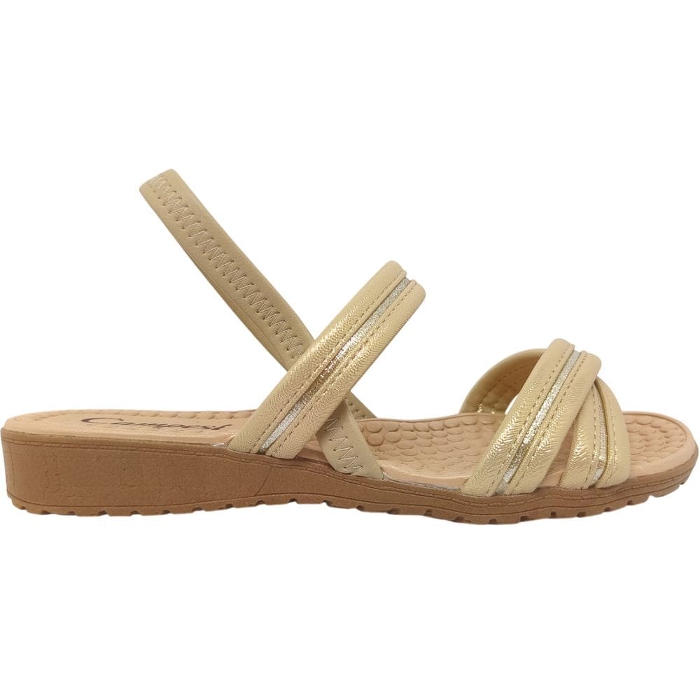 Sandália Feminina Casual Dia a Dia Passeio Trabalho Anatômica Ultra Confort Campesi Ce222