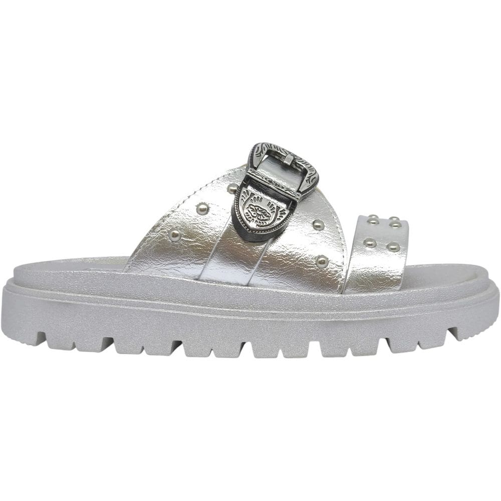 Tamanco Feminino Papete Casual Dia a Dia Passeio Verão com Fivela Tratorado Conforto Moleca 5504.403