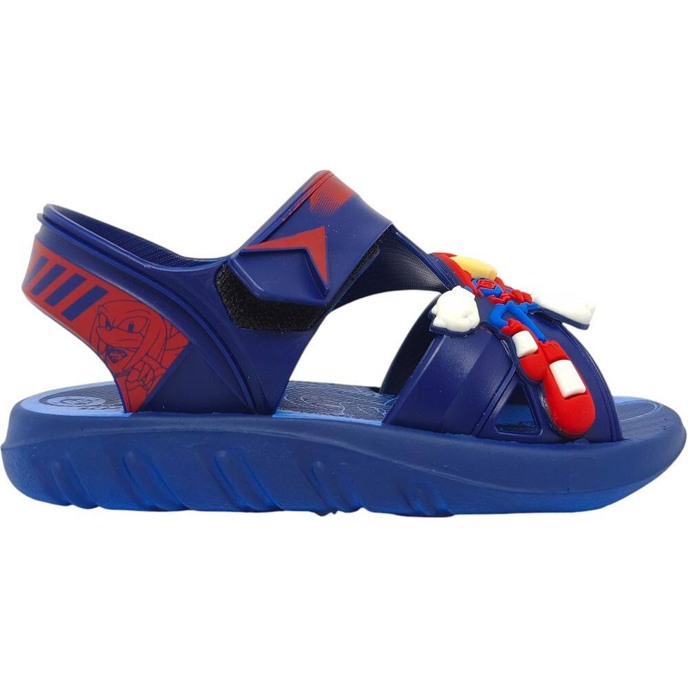Sandalia Infantil Menino Papete Casual Dia a Dia Passeio Ultra Conforto Sonic Grendene Kids 23391