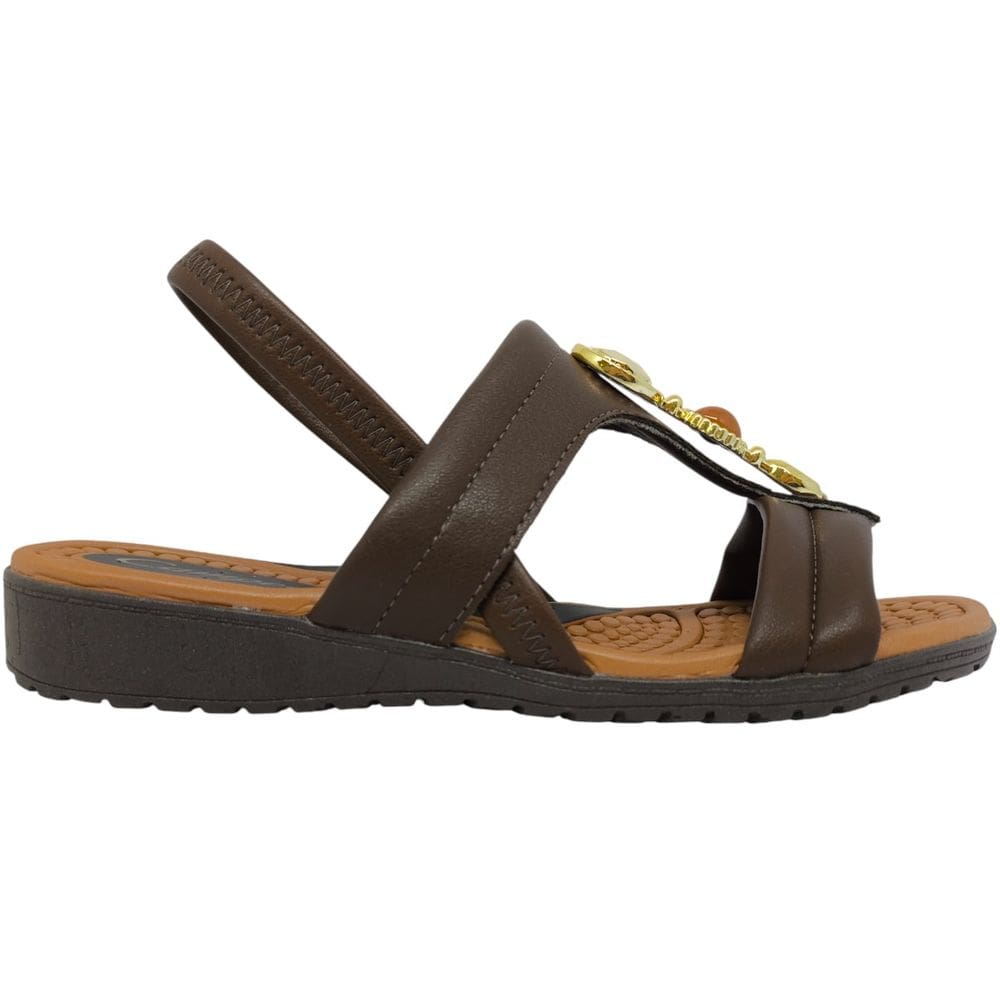 Sandália Feminina Casual Dia a Dia Passeio Trabalho Anatômica Ultra Confort Campesi Ce165