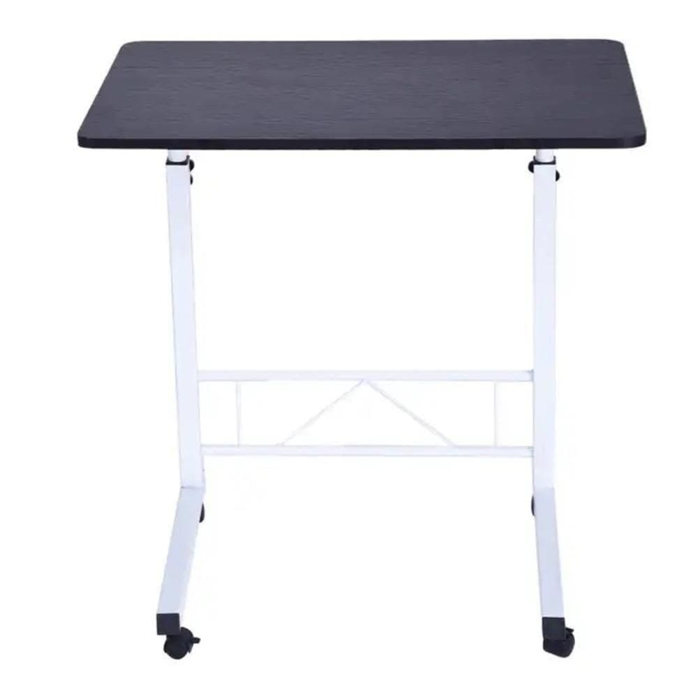Mesa Computador Notebook Portatil Rodinhas Ajustavel Home Office Multifuncional Auxiliar Jantar Estudo Sala