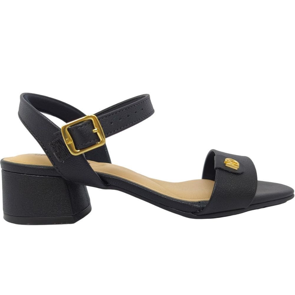 Sandália Feminina Casual Social Básica Dia a Dia Passeio Trabalho Salto Baixo Conforto Modare 7211.101