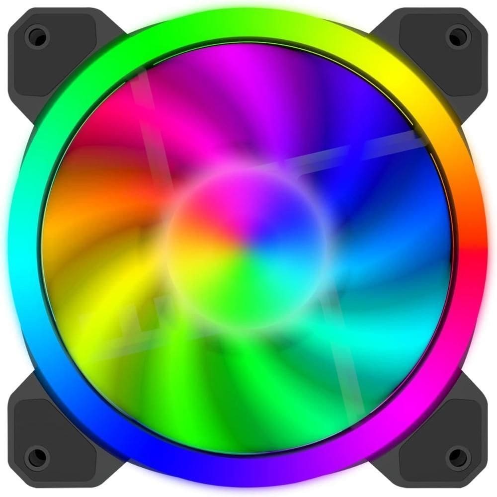 Kit Fan para Gabinete 12cm Redragon T-TGF513, 3 FANS RGB