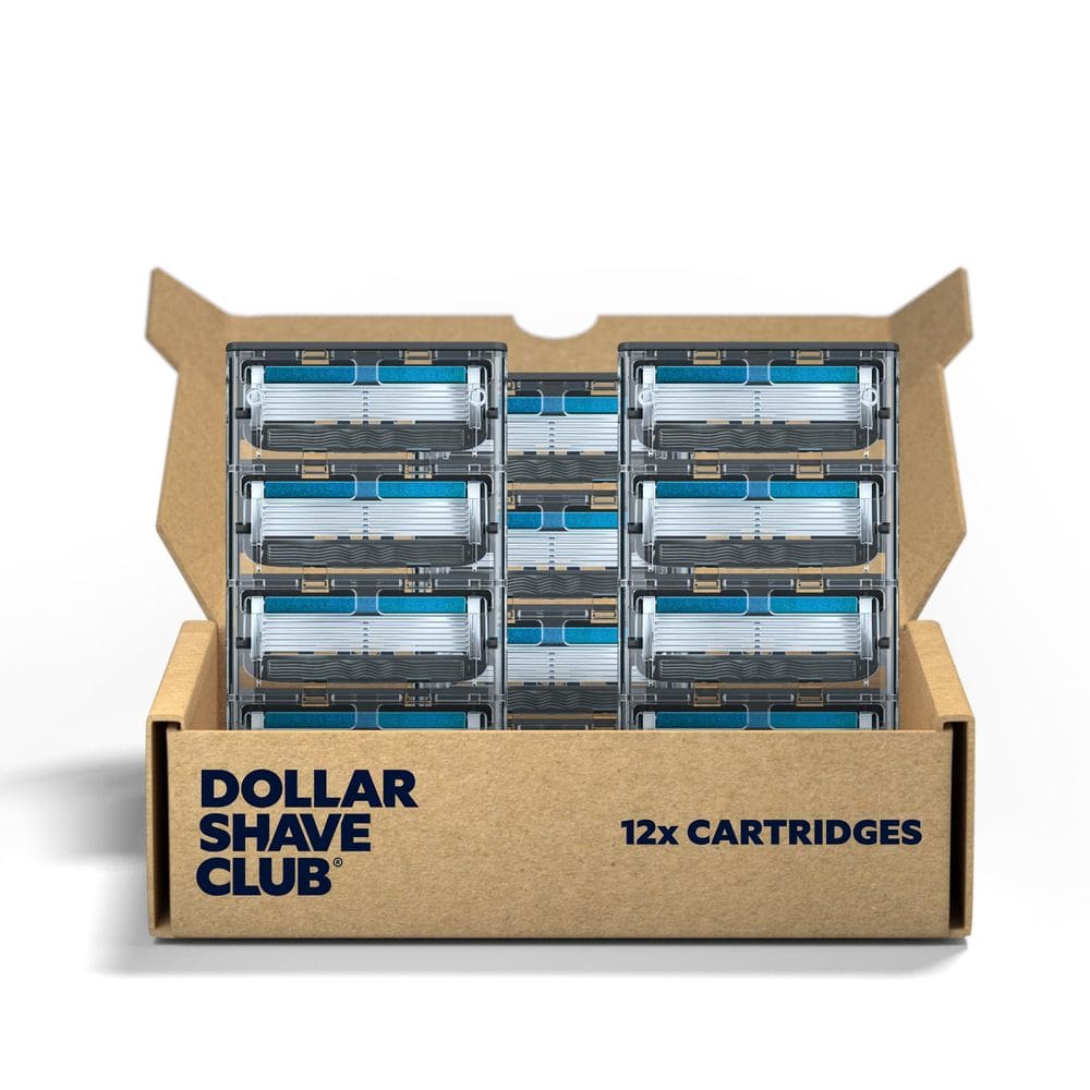 Cartuchos de recarga Razor Dollar Shave Club de 6 lâminas, 12 unidades