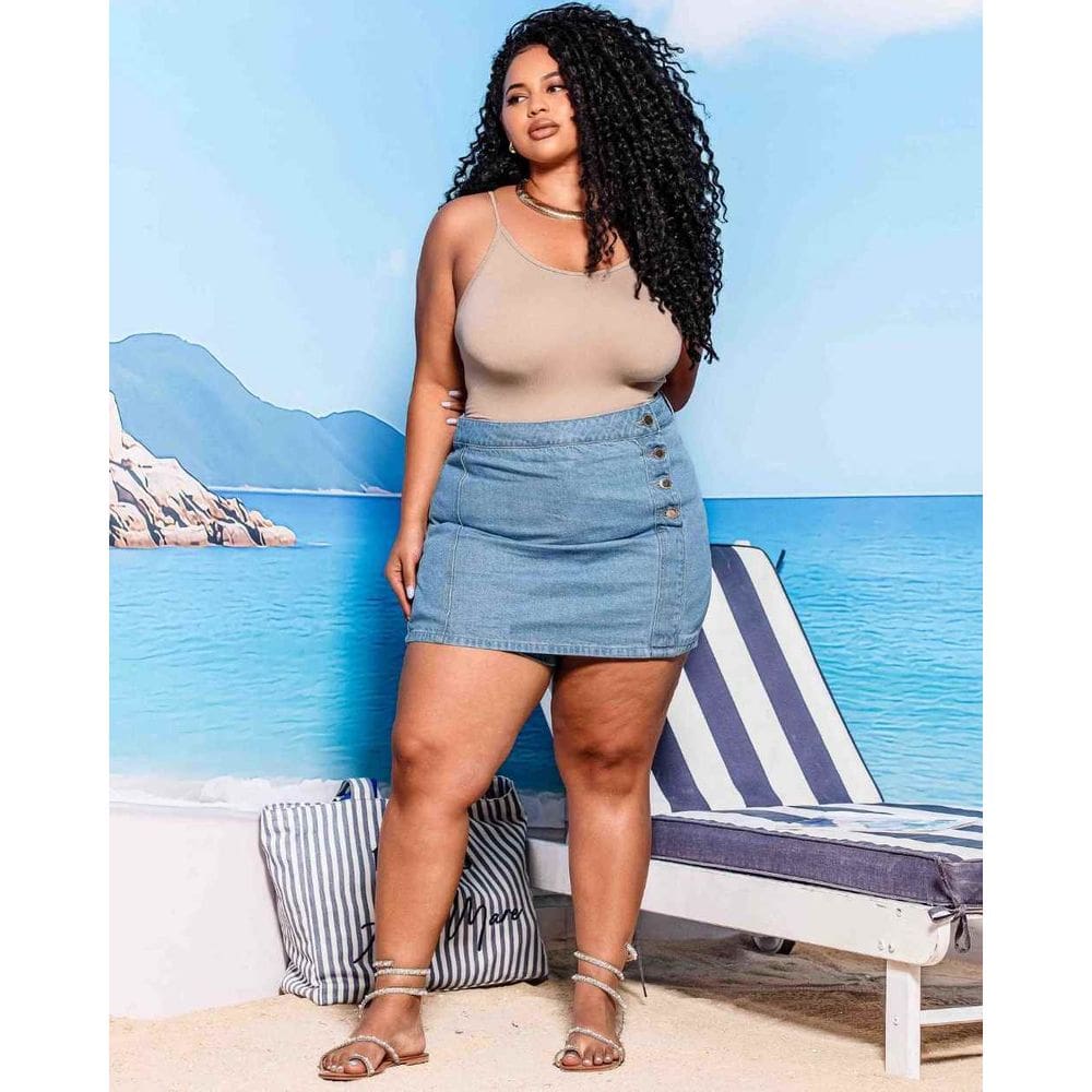 Shorts Saia Jeans Plus - 31785