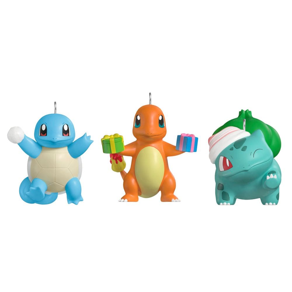 Conjunto de 3 miniornamentos Pokémon Hallmark Keepsake 2025