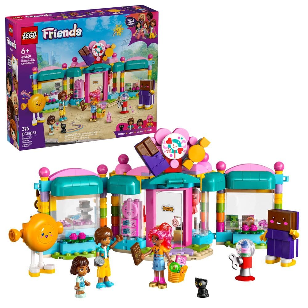 Brinquedo de construção LEGO Friends Heartlake City Candy Store 42649