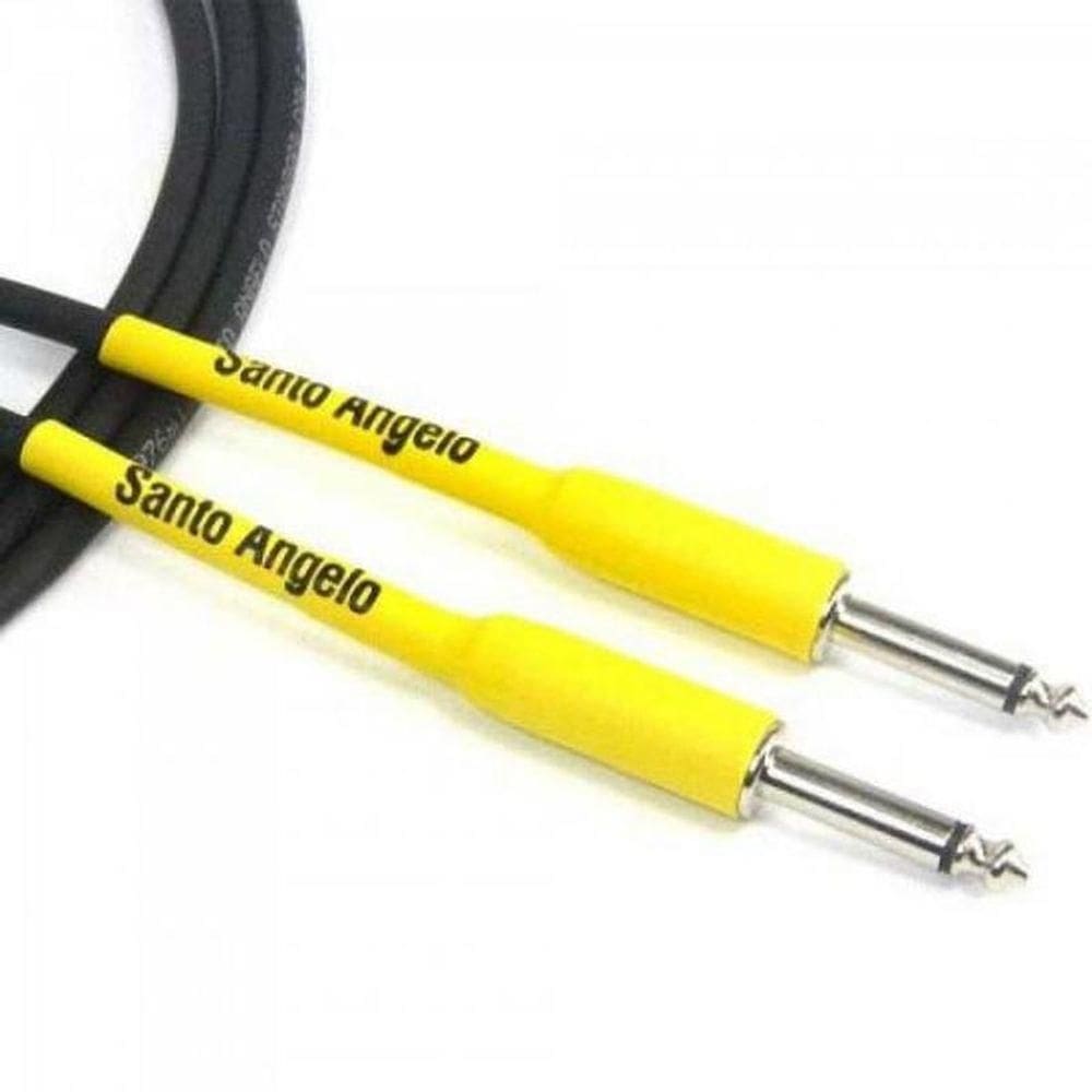 Cabo Para Instrumentos 4,57m Samurai Preto-amarelo Santo...