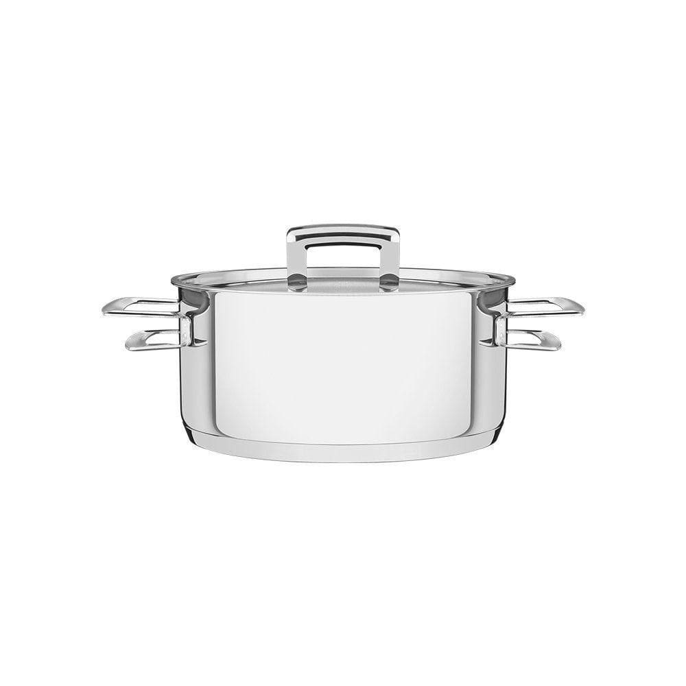 Caçarola Rasa Fundo Triplo Tramontina Brava 62403200 Inox