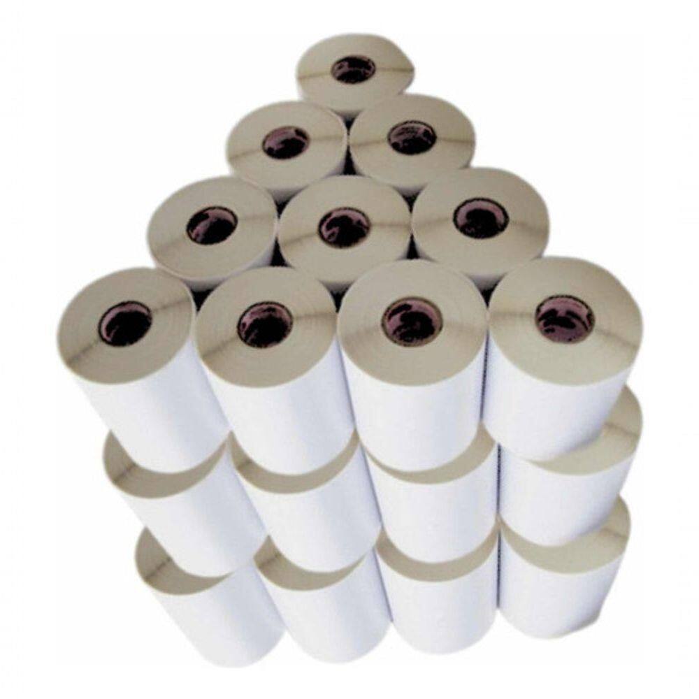 30 Rolos Etiqueta Bobina Adesiva Couchê 10x5cm (100x50mm)