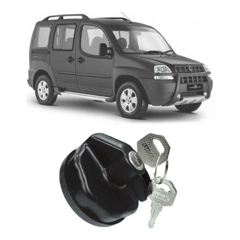 Tampa Tanque Combustivel Valvulada Doblo C/ Chave Após 2006 [f103]