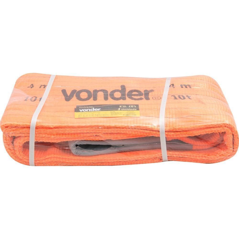 Cinta Elevação De Carga 10tx4,0m Laranja Ce1040 - Vonder