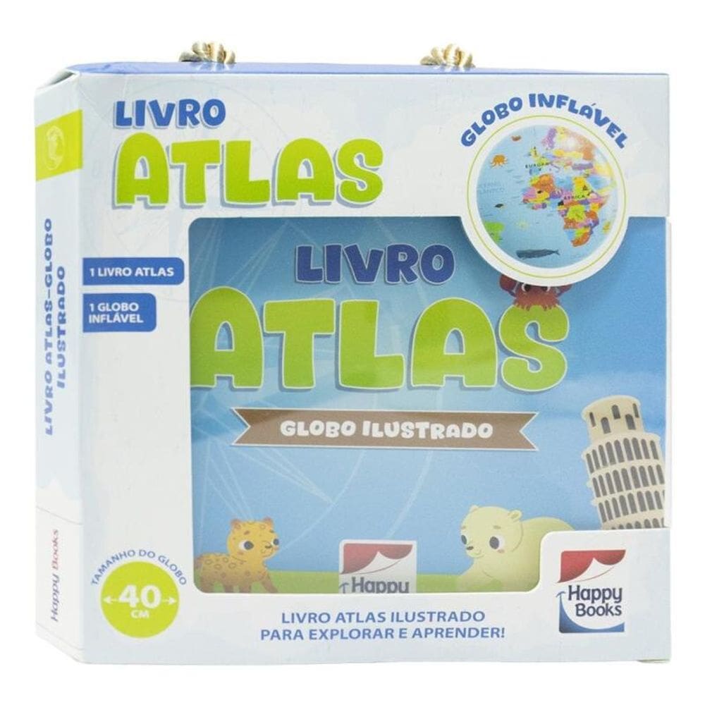 Livro Atlas-Globo Ilustrado