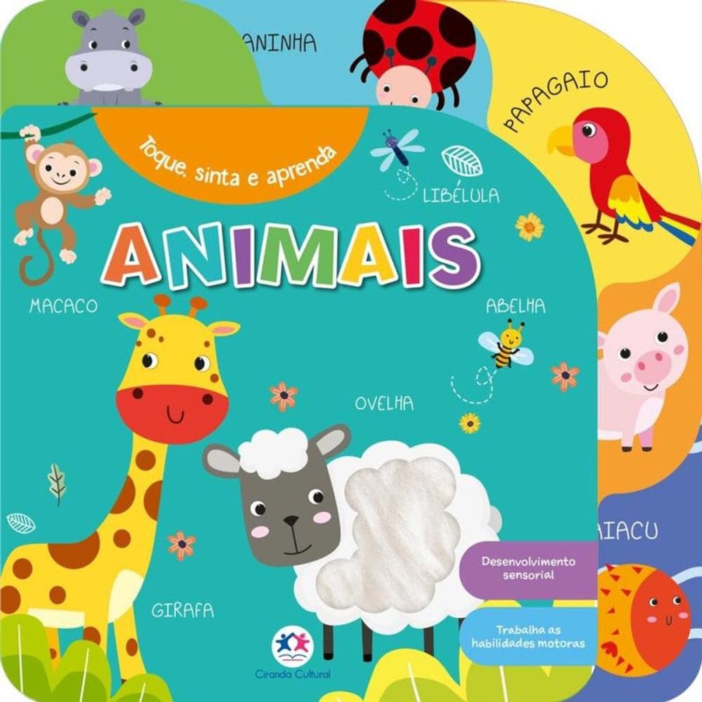 Animais - Toque sinta e aprenda