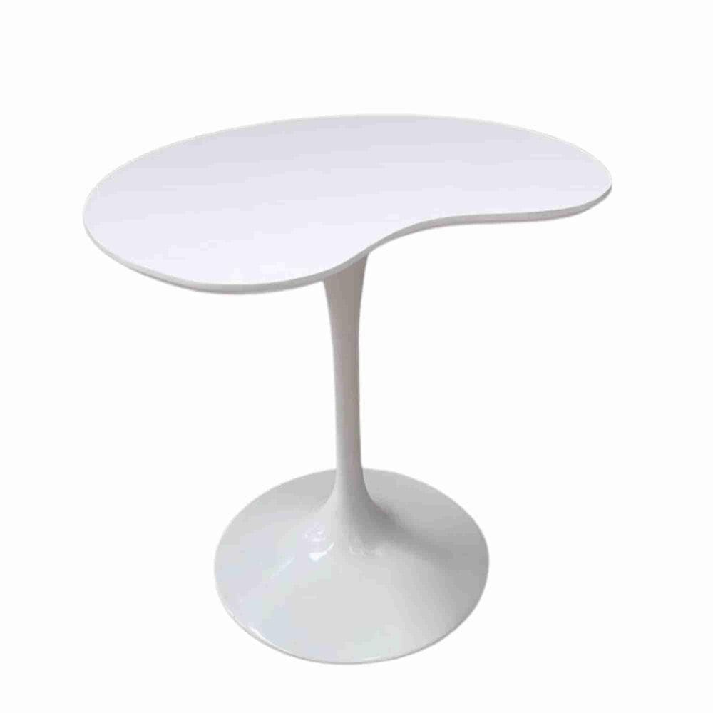 Mesa De Jantar Tulipa Saarinen Organica Malu 90cm Laca Branca