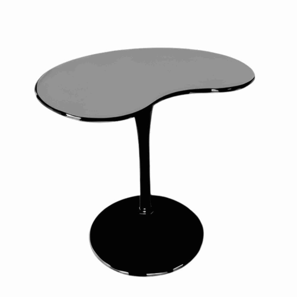 Mesa De Jantar Tulipa Saarinen Organica Malu 80cm Laca Preta