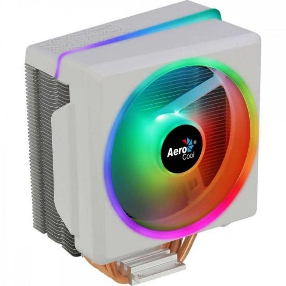 Cooler Para Processador Cylon 4f Argb Branco Aerocool
