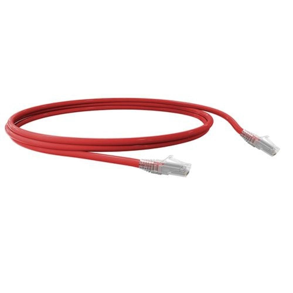 Patch Cord U-utp Cmx T568a-b Metro Vermelho 35123009