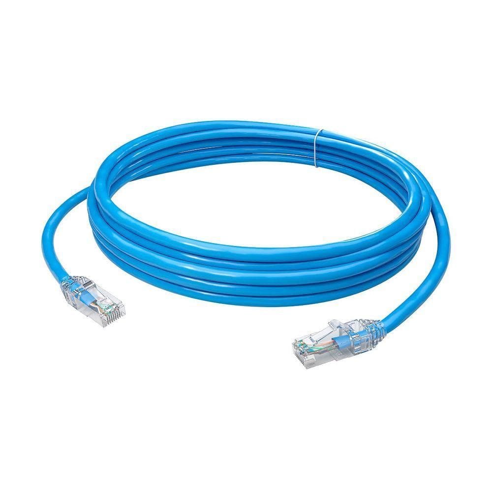 Patch Cord U-utp Cat.5e Cmx T568a-b 5 Metros Azul 35104002