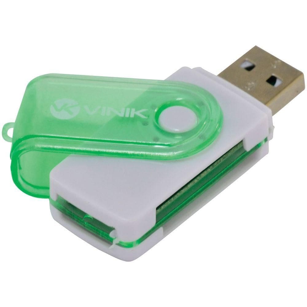 Leitor De Cartão Usb 2.0 4 Em 1 - Ul100
