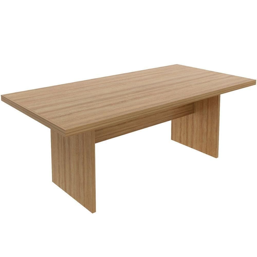 Mesa De Reunião Para Escritório Grande Amêndoa