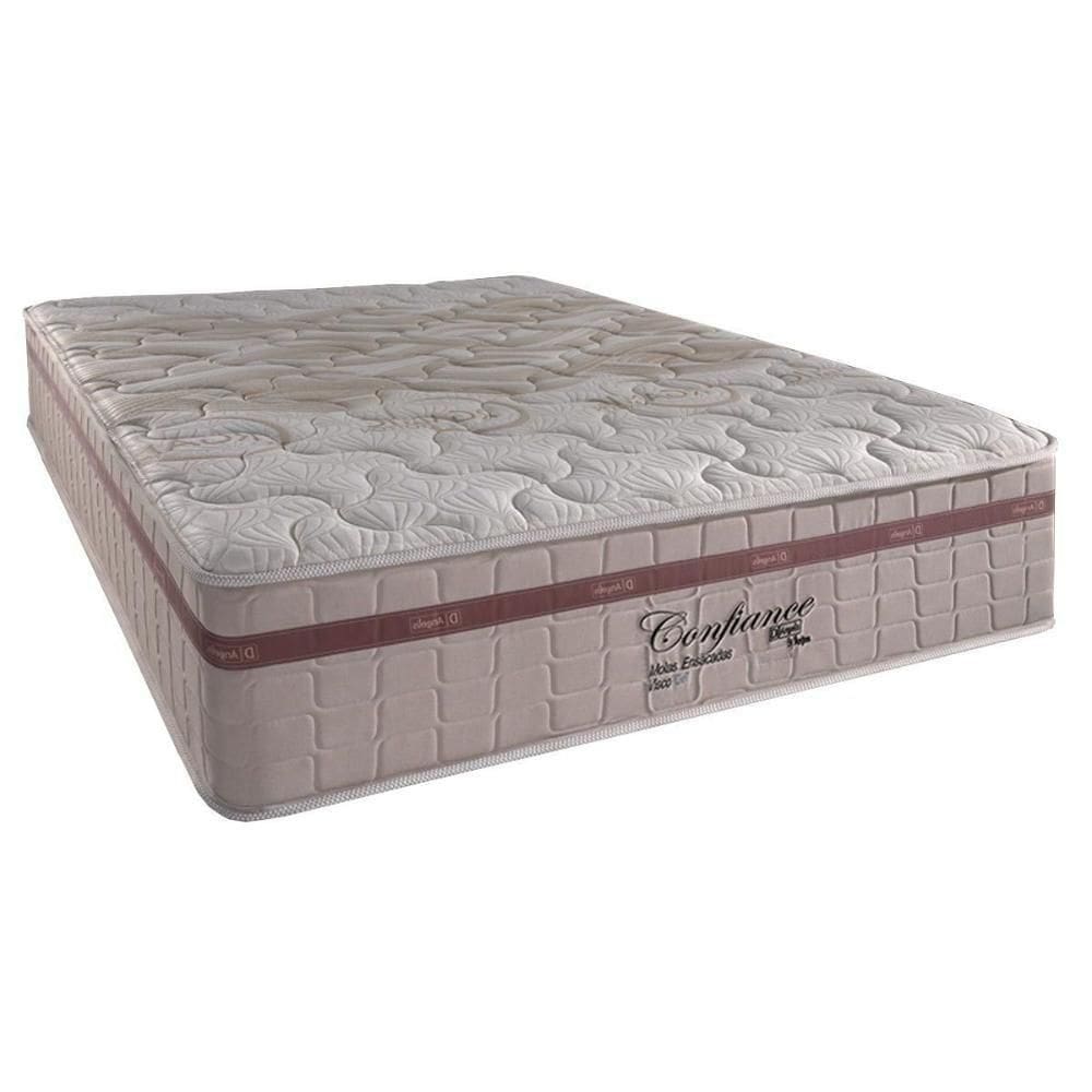 Colchão Queen Molas Ensacadas Confiance Visco (158x198x30) - D Angelis