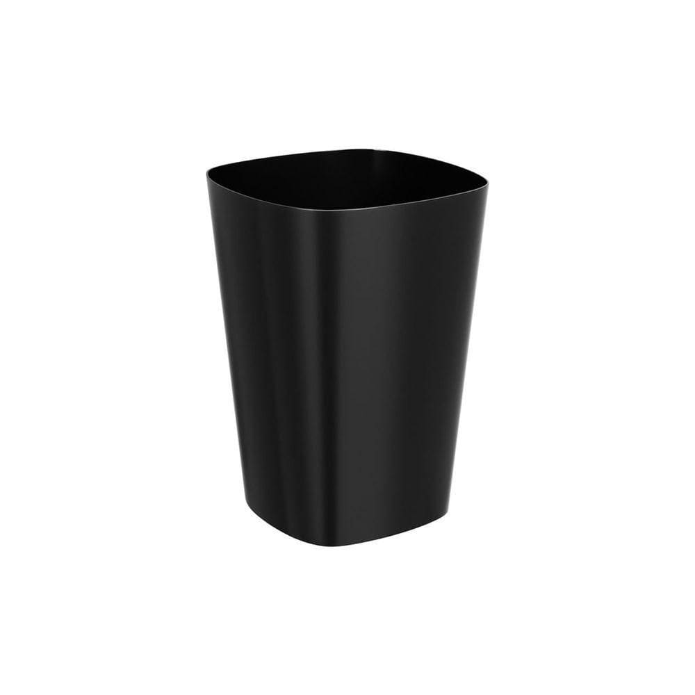 Lixeira Sem Tampa 18,5 X 18,5 X 28,5 Cm 5 L Preto Coza