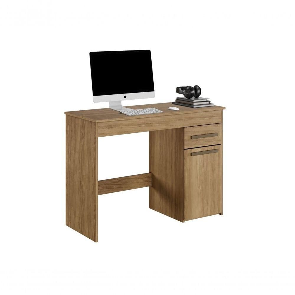 Escrivaninha Atenas 1 Porta E 1 Gaveta Arte Móveis Branco Cinamomo