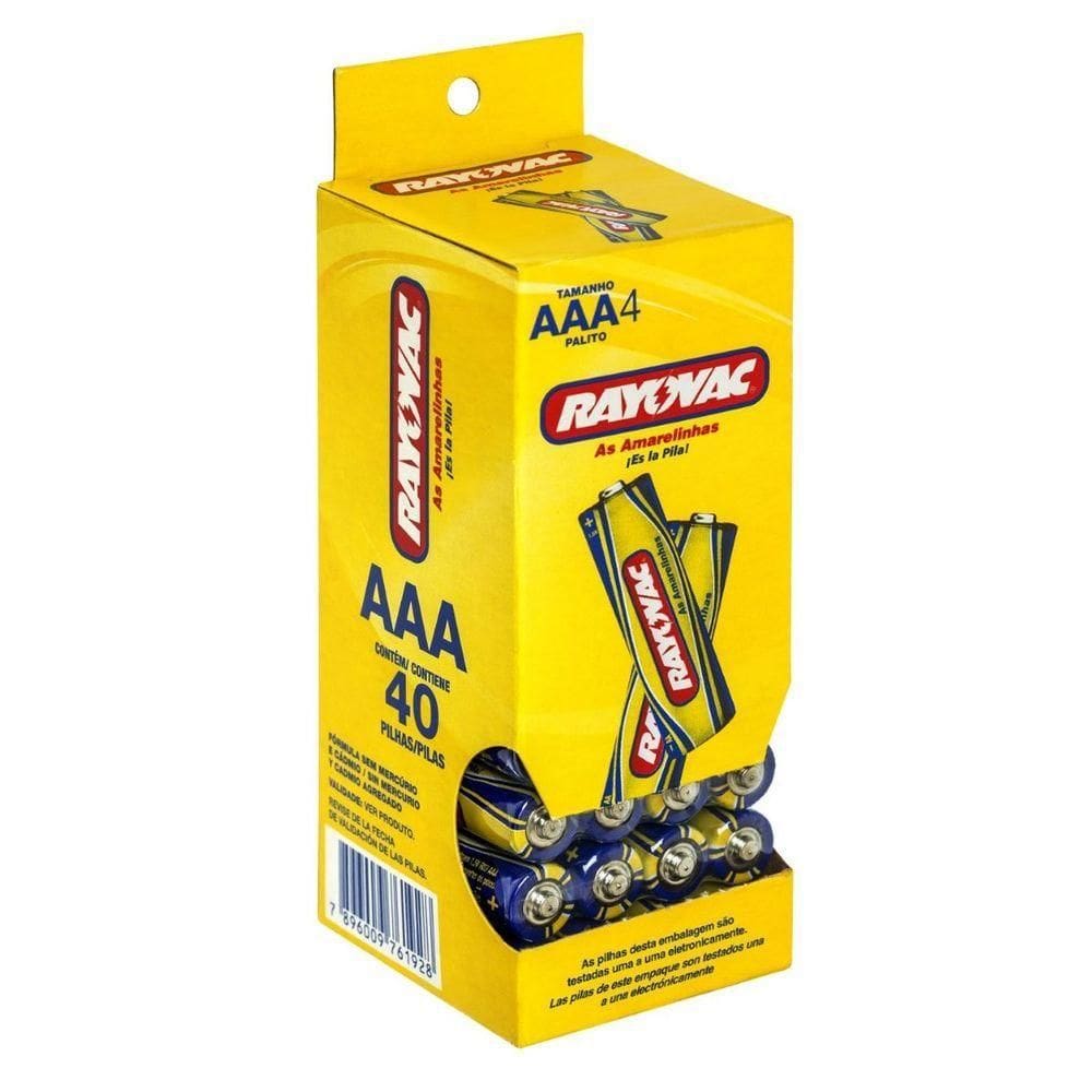 Pilha Comum Aaa Tubo Com 40 10303