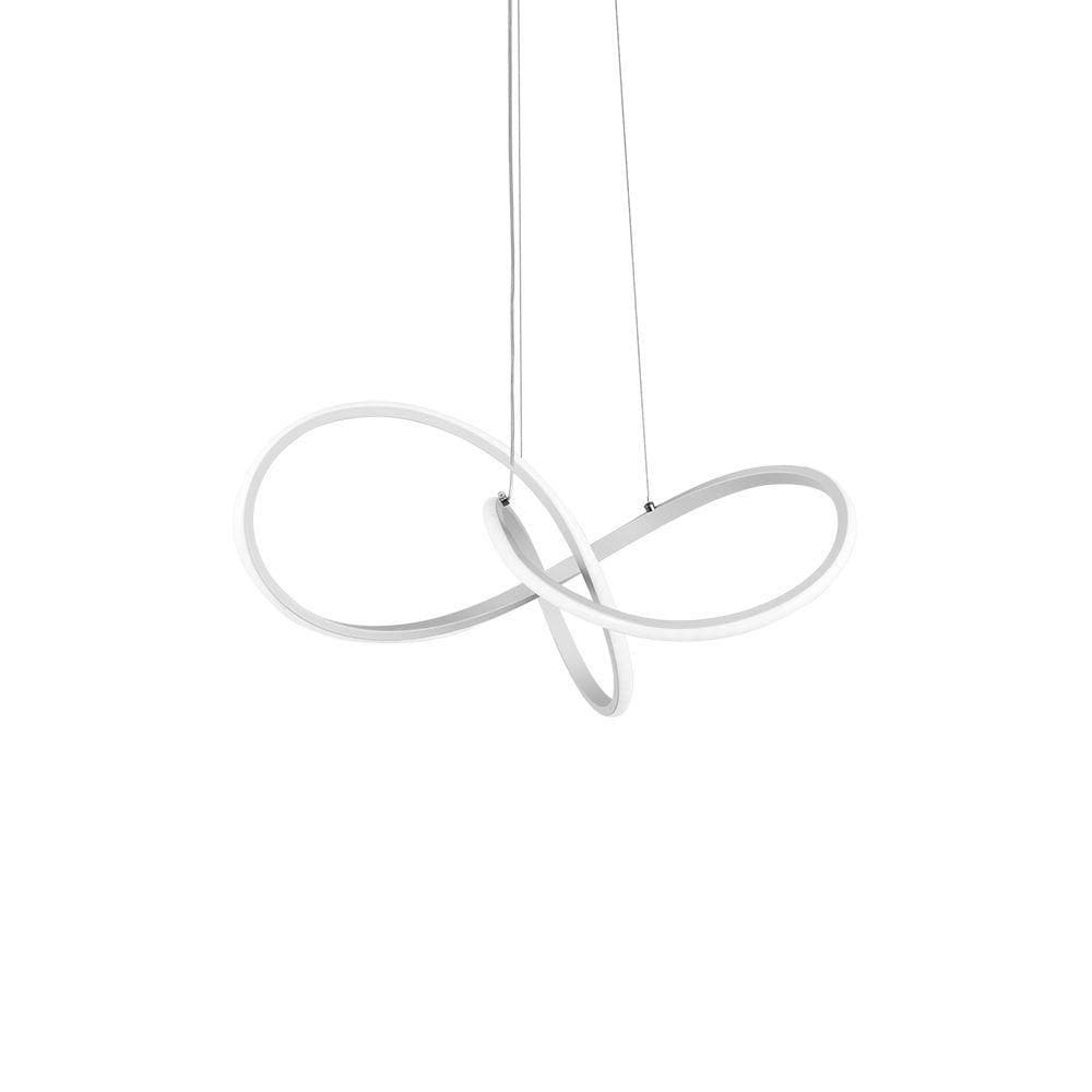 Lustre Pendente Taschibra Tóquio Led Bivolt Branco