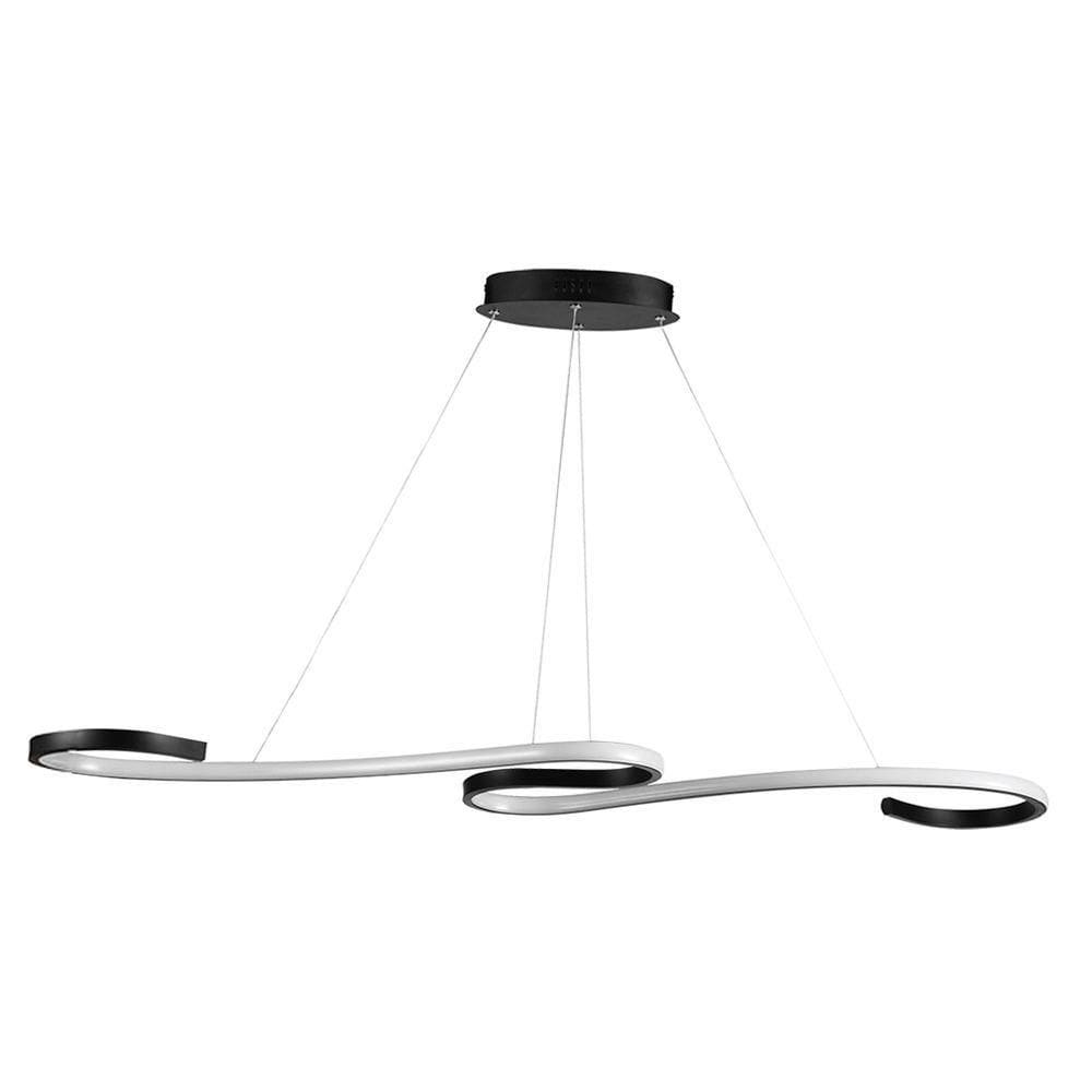 Lustre Pendente Taschibra Milão Led Bivolt Preto