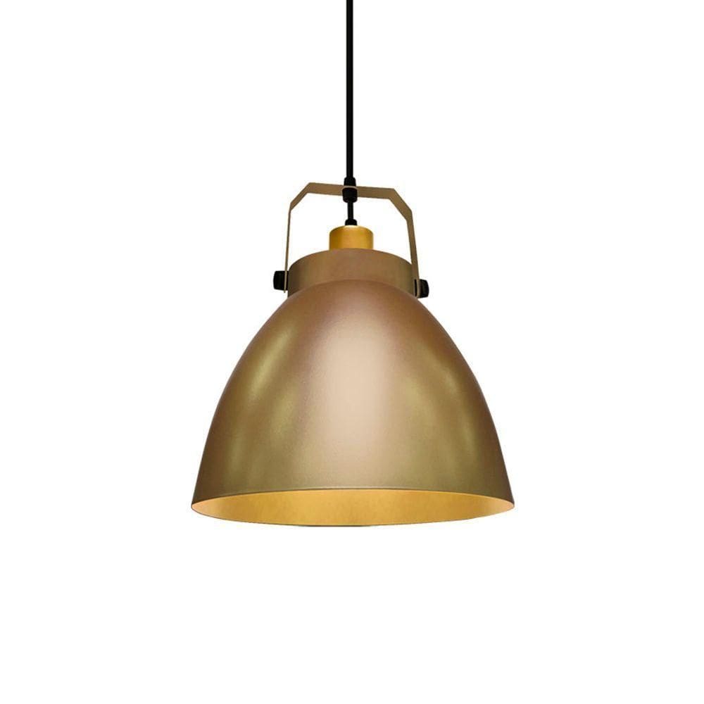 Lustre Pendente Taschibra Navy E27 Bivolt Dourado 02110272-32