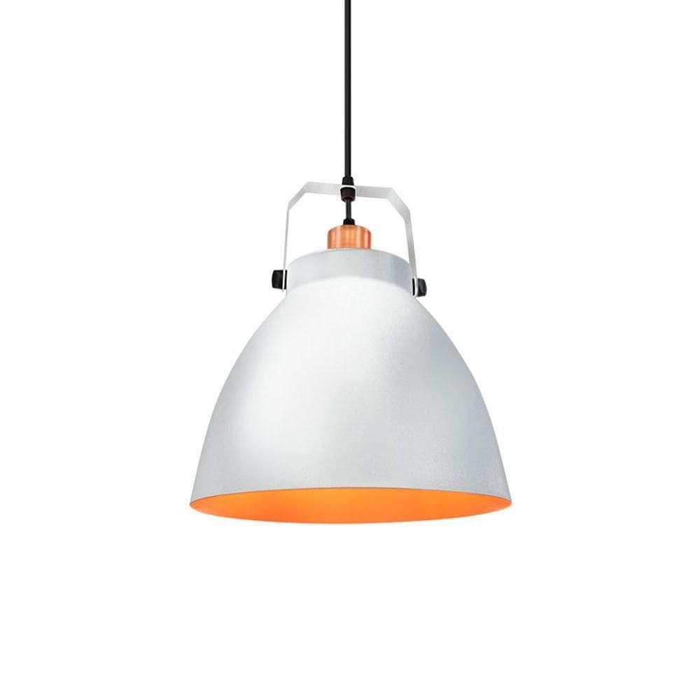 Lustre Pendente Taschibra Navy E27 Bivolt Branco / Cobre 02110272-01