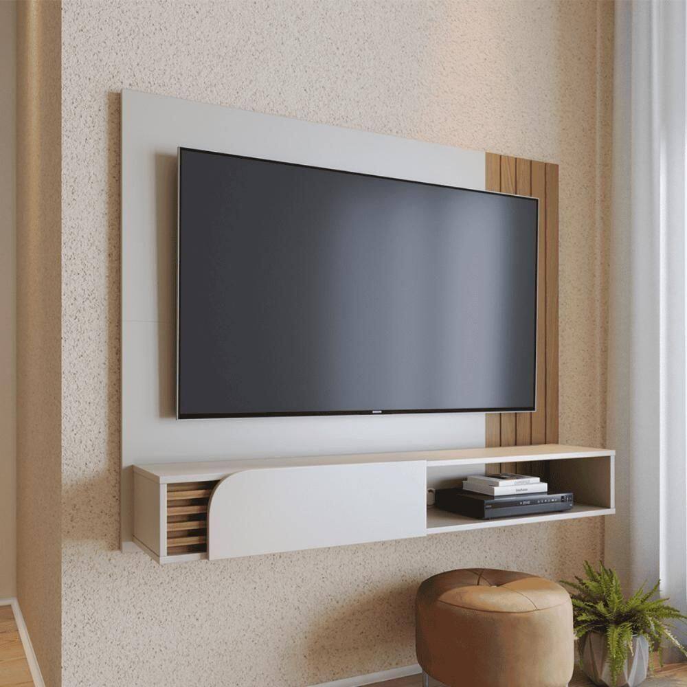 Painel De Tv Canada Off White Matte Freijo