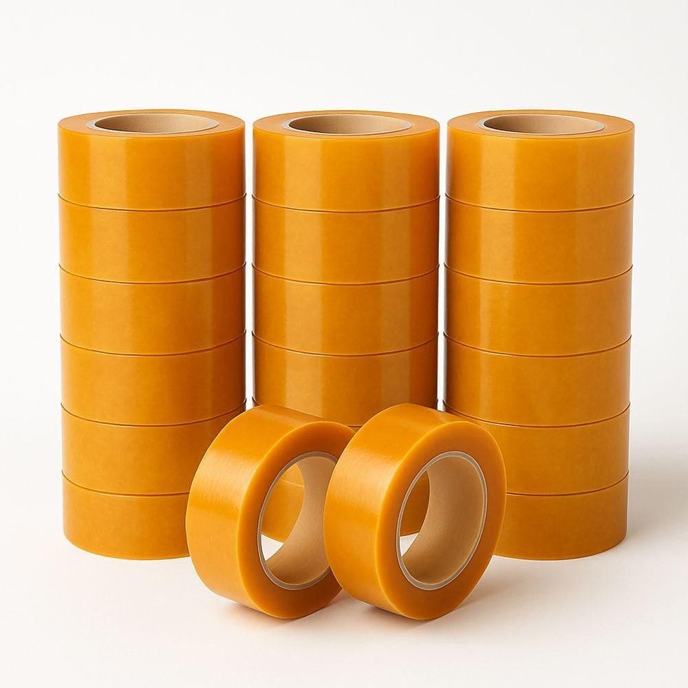 Kit 20 Fitas Adesiva Larga Durex Laranja 250m Embalagem Fechamento Caixa Uso Geral Resistente