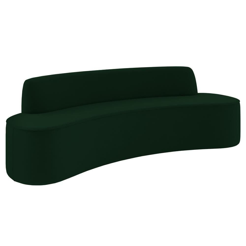 Sofá 2 Lugares Para Sala De Estar Living 150cm Koane D06 Veludo Esmeralda - Mpozenato