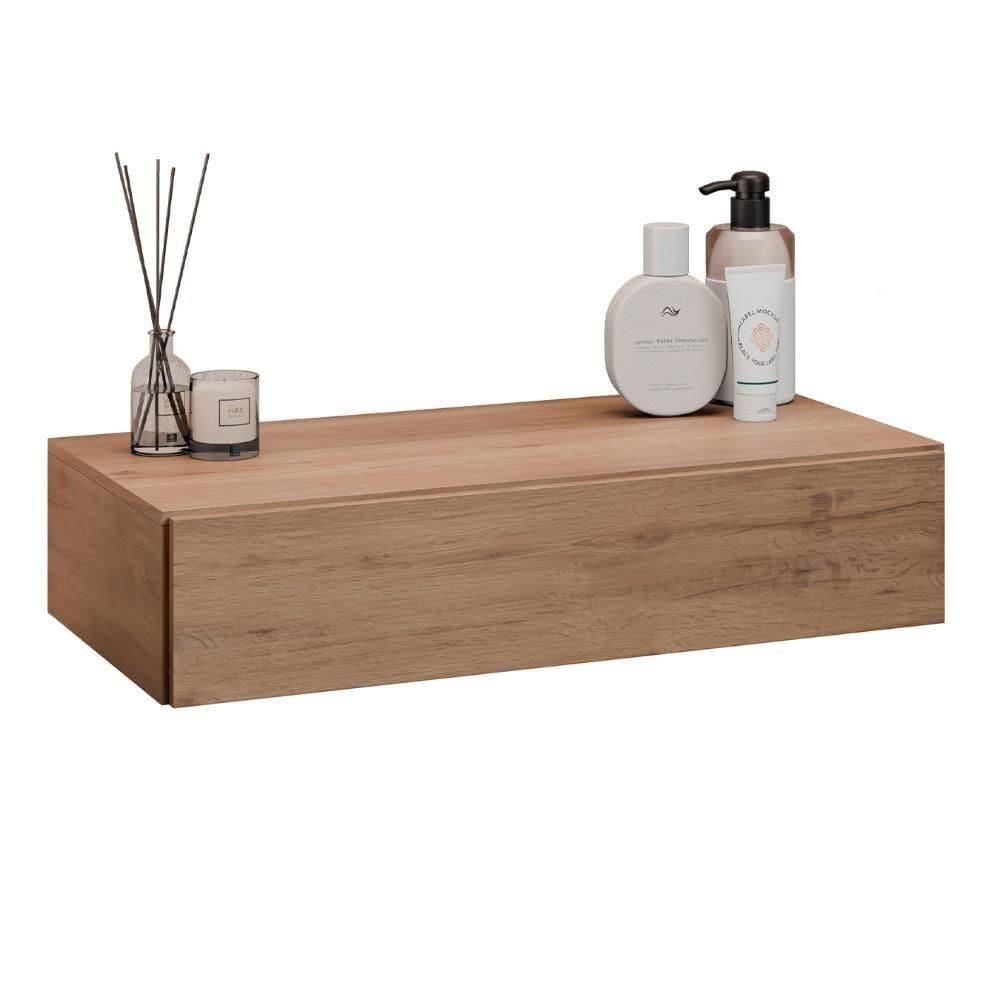 Penteadeira Suspensa 60cm 1 Gaveta Carina Z34 Freijó - Mpozenato